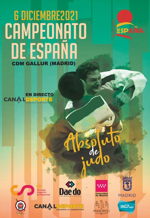 3 BRONCES en el Campeonato de España de Judo Absoluto. Madrid 06-12-21